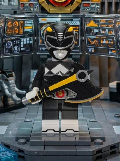 Obsidian Dino Warrior