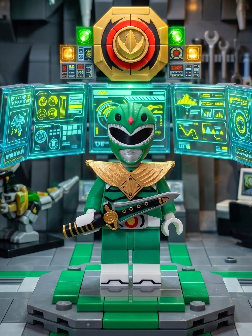 Emerald Dino Warrior