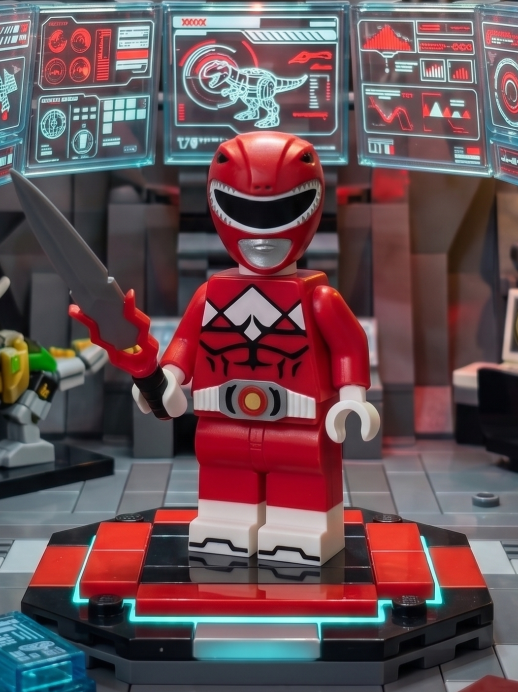 Crimson Dino Warrior